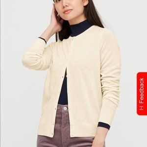 Uniqlo Extra Fine Merino Crew Neck Cardigan